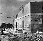 demolizione del casello di manovra sopra il ponte dello Scaricatore al Bassanello nel 1949 (Corinto Baliello) 1